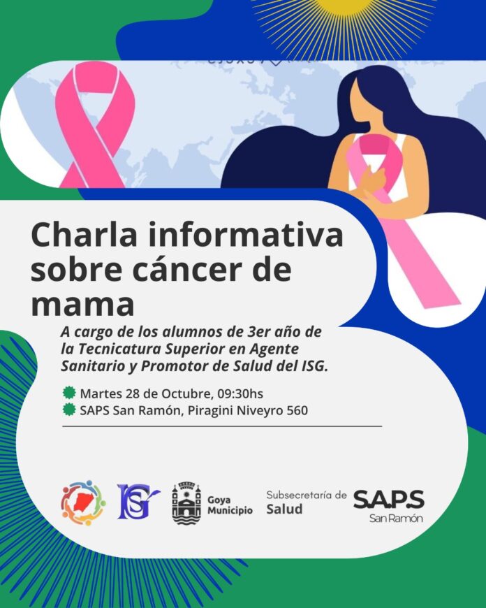 Charla Cancer de Mama en SAPS SAN RAMON Flyr