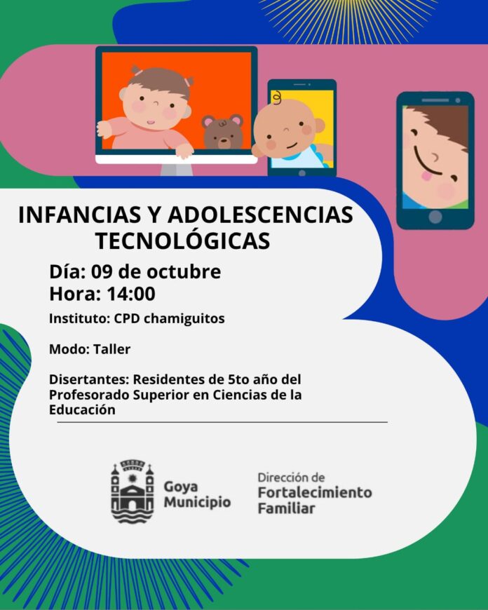 Taller Infancias y adolescencias Fortaleicimiento Familiar flyr