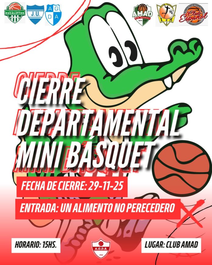 cierre departamental mini basquet flyr