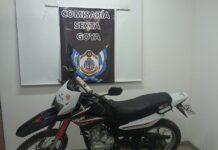 Comisaría sexta recupera una motocicleta sustraída