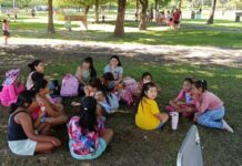 Talleres barriales y paseo al Parque Acuático de los niños que participan de las actividades en las Escuelas Municipales.