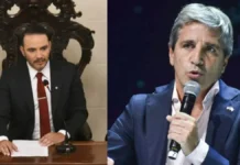 Se postergó la reunión entre Juan Pablo Valdés y Luis Caputo
