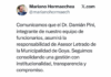 El dr. Damián Pini asumirá la asesoría letrada de la municipalidad