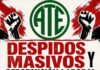 ATE ALERTA POR CESANTÍAS Y HOSTIGAMIENTO EN EL MUNICIPIO Y LLAMA A MOVILIZARSE