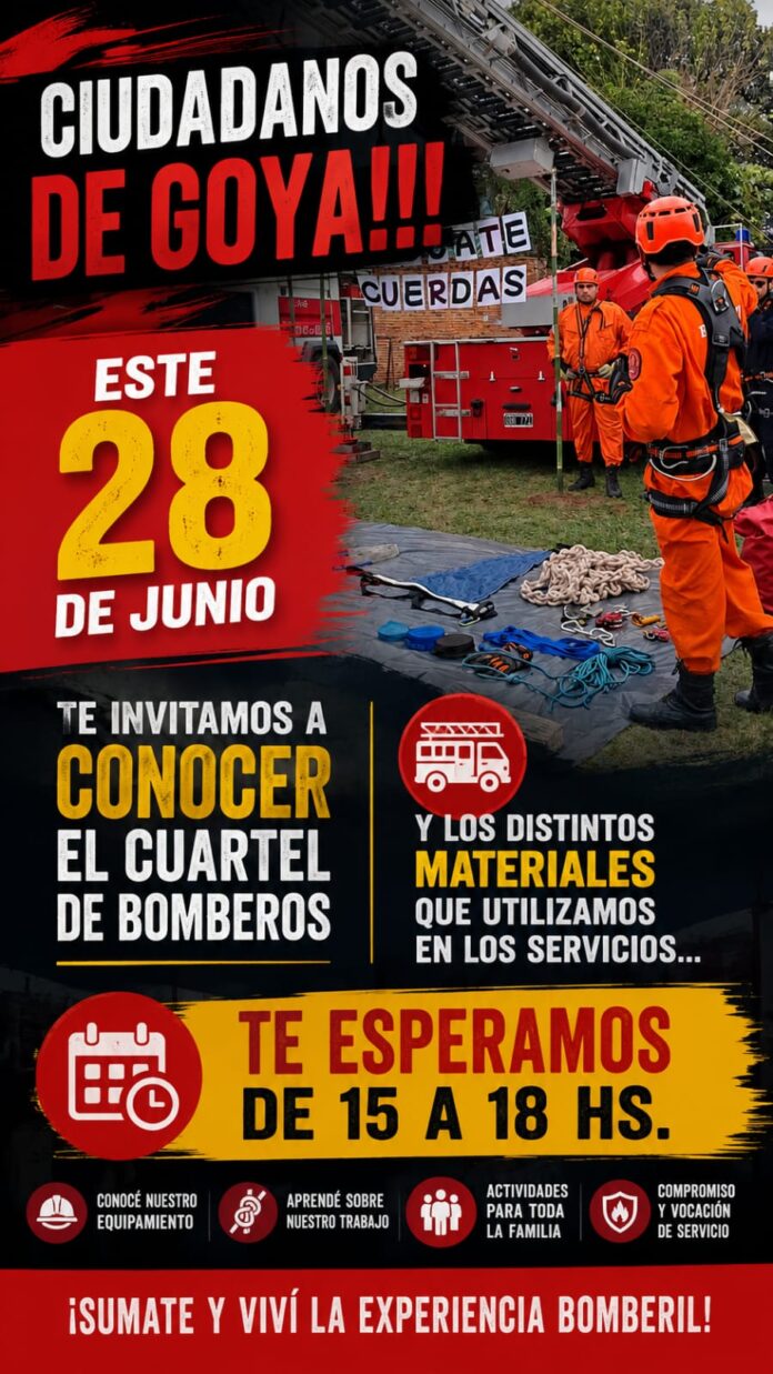 PUERTAS ABIERTAS VISITA GUIADA AL CUARTEL BOMBEROS FLYR