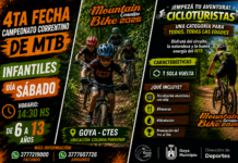 Goya recibirá este domingo la cuarta fecha del Campeonato Correntino de Mountain Bike