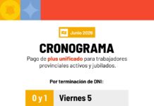 Provincia abona Plus Unificado del mes de junio desde este viernes