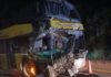 FUERTE ACCIDENTE ENTRE UN MICRO Y UN CAMIÓN EN LA RUTA NACIONAL 12, EN MISIONES