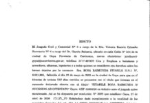 EDICTO JUDICIAL 28 DE JULIO: FITABILE ROSA RAIMUNDA S/ SUCESION AB-INTESTATO