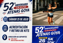 MÁS DE CIEN CORREDORES DIRÁN PRESENTE EN LA CORRIDA POR LOS 52 AÑOS DEL CLUB ATENAS