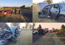 Accidente sobre la Ruta 27: un herido tras un choque en el acceso a Santa Lucía