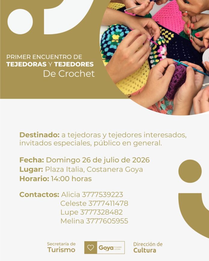 primer encuentro tejedores de crochet Flyr