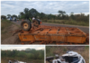FUERTE CHOQUE EN LAVALLE: UNA CAMIONETA CON ACOPLADO IMPACTÓ CONTRA UN AUTOMÓVIL EN LA RUTA 27