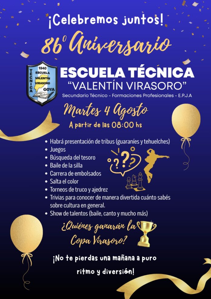 Acto escuella Virasoro Flyr