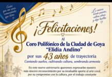 EL CORO POLIFÓNICO “ELIDIA ANDINO” CELEBRA 43 AÑOS DE MÚSICA, CULTURA Y ENCUENTRO