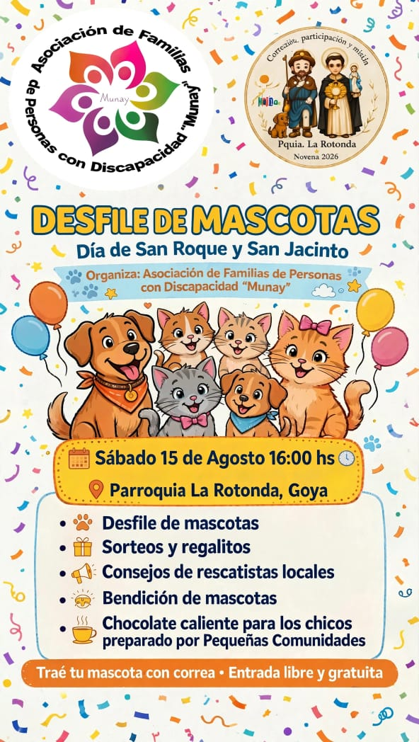 DESFILE MASCOTAS