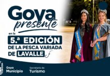 GOYA ACOMPAÑÓ LA FIESTA DE LA PESCA VARIADA DE LAVALLE