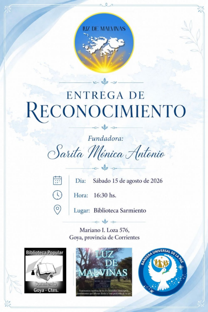 entrega de reconocimiento