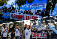 PARO UNIVERSITARIO DE 24 HORAS: DOCENTES Y NODOCENTES DE LA UNNE EXIGEN QUE SE CUMPLA LA LEY DE FINANCIAMIENTO