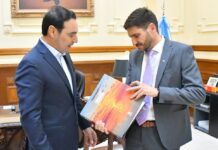 GUSTAVO VALDÉS Y MAXIMILIANO PULLARO REFUERZAN EL VÍNCULO DEL LITORAL Y PONEN LA MIRA EN EL FUTURO