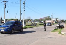 GOYA REFUERZA EL ORDENAMIENTO DEL TRÁNSITO EN CALLE BRASIL