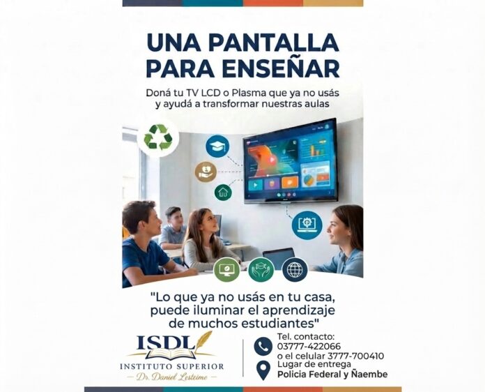 una pantalla para enseññar flyr pedido de plasma, tv