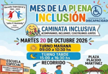 LA ESCUELA ESPECIAL N.º 2 JOHN KENNEDY ORGANIZA UNA CAMINATA POR LA PLENA INCLUSIÓN