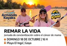 “REMAR LA VIDA”: UNA JORNADA DE KAYAK PARA CONCIENTIZAR SOBRE EL CÁNCER DE MAMA