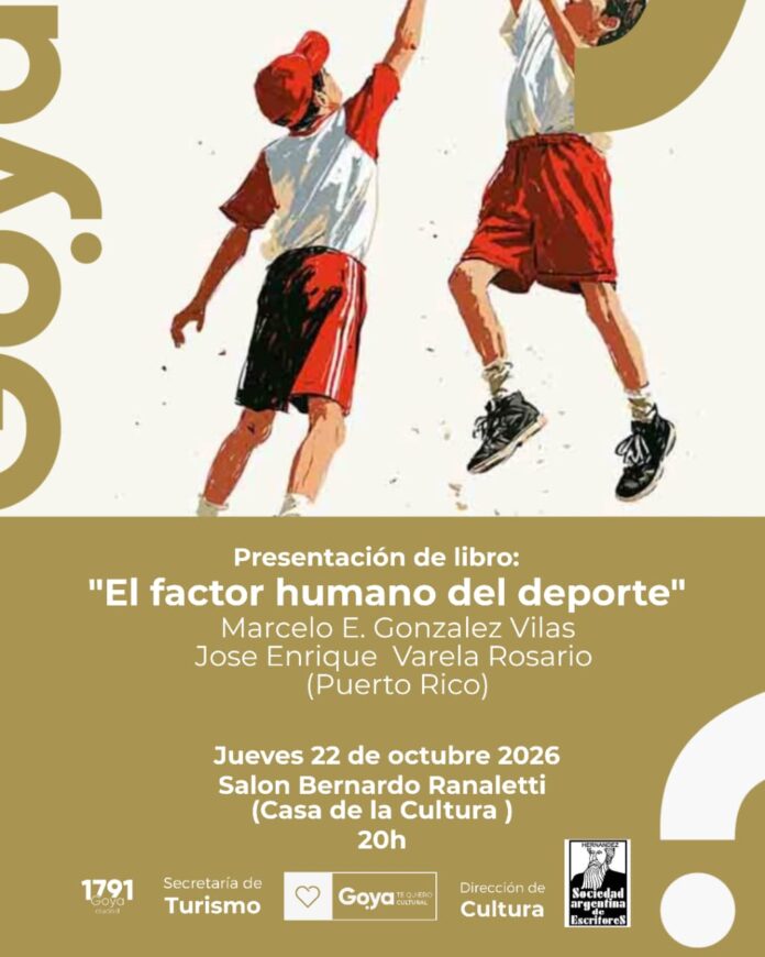 presentacion libro el factor humano del deporte