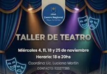 EL CENTRO REGIONAL UNIVERSITARIO GOYA ABRE LA INSCRIPCIÓN A UN TALLER DE TEATRO